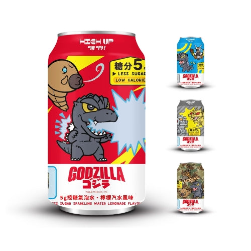 HIGH UP GODZILLA Sparkling Water Lemonade Flavor 330ml