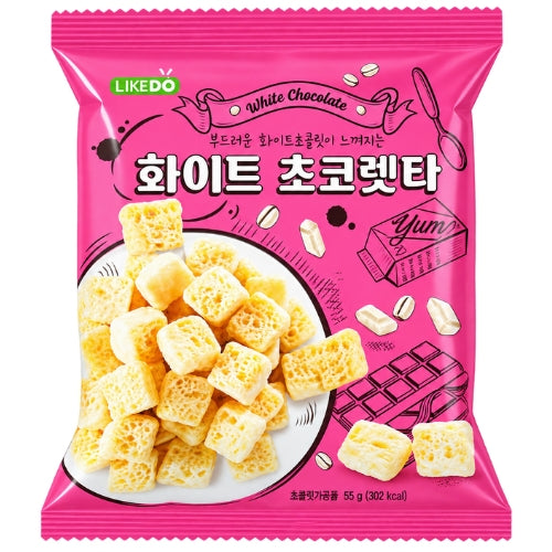 LAIKE Cubes saveur cacao blanc 65g