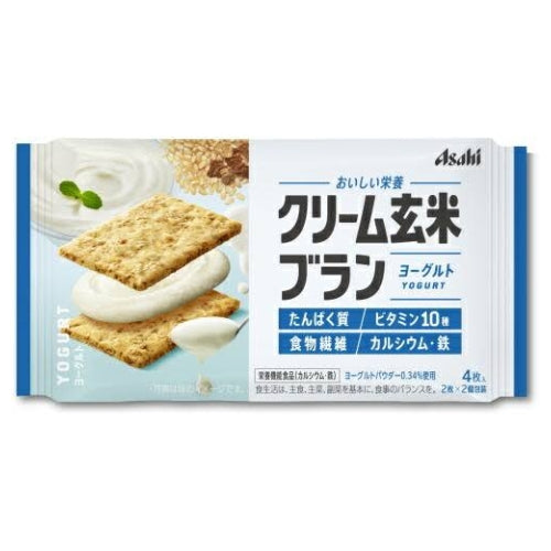 ASAHI Cream Genmai Bran Yogurt 72g