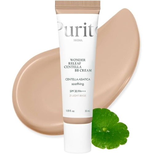 Crème BB éclaircissante PURITO Cica n° 21 Beige clair 30 ml