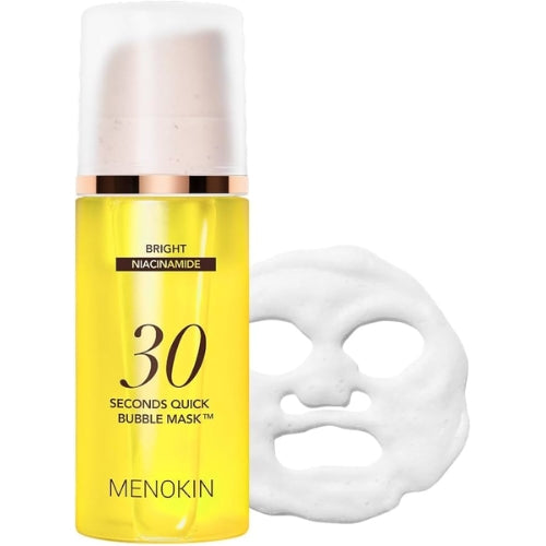 MASQUE BULLES FLASH ÉCLAIRCISSANT 30 SECONDES MENOKIN 95 ml