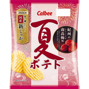 CALBEE Chips de pomme de terre Prune 60g