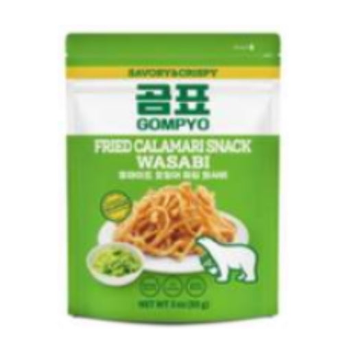 GOMPYO Fried Calamari Snack Wasabi 80g