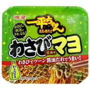 MYOJO Ippei-chan Instant Pan-fried Noodles Wasabi Mayonnaise Soy Sauce Flavor 114g