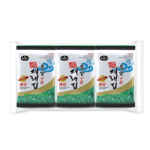 CHORIPDONG Roasted Seaweed Laver 3 Pack
