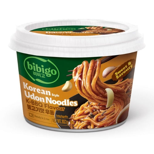 CJ Bibigo Udon Noodle K-BBQ Flavour 187.2g