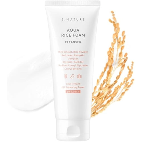 S.NATURE Aqua Rice Foam Cleanser 160ml