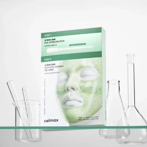 CELIMAX Ji Woo Gae Cica PHA Peel 2 Step Gel Mask (4)