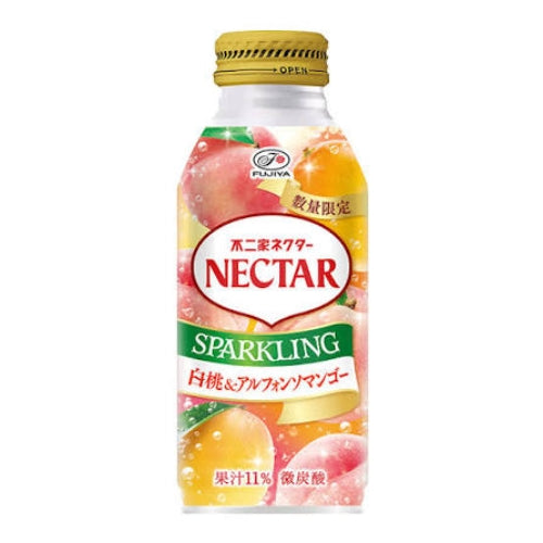 FUJIYA Nectar Sparkling Peach Mango Juice 380ml
