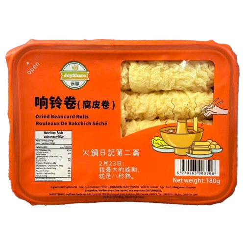 JOYSHARE Rouleau de Tofu aux Haricots de Soja 180g