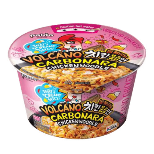 PALDO Volcano Carbonara Chicken Noodles 105g
