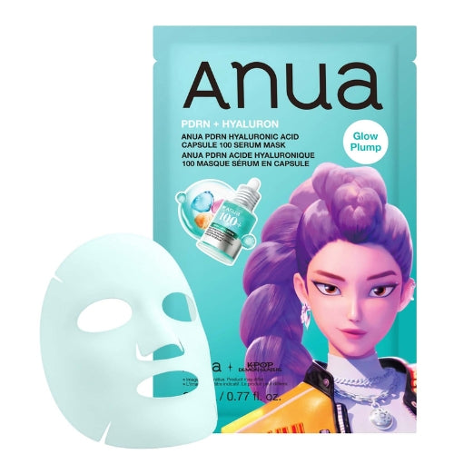 Masque sérum ANUA KPOP Demon Hunters PDRN Acide Hyaluronique Capsule 100 (1)