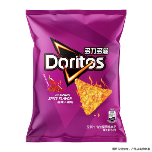 DORITOS Corn Chips (Blazing Spicy Flavor) 68g