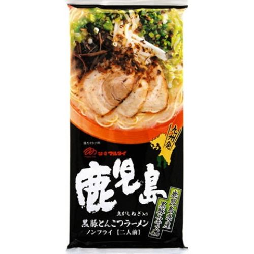 Marutai Ramen Kagoshima Black Pork Bone Noodles (2 Serves)