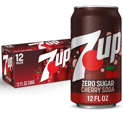 7 UP Zero Sugar Cherry Soda 355ml