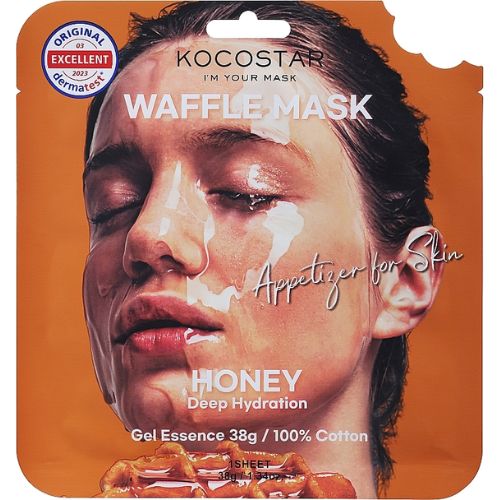 KOCOSTAR Waffle Mask Honey