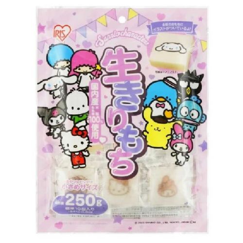 Iris Sanrio Characters Raw Cut Mochi 250g