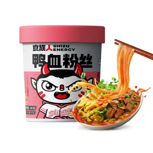 SHIZUREN DUCK BLOOD VERMICELLI 166G