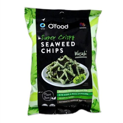 Chips d'algues Ofood Super Croustillantes au wasabi 35 g