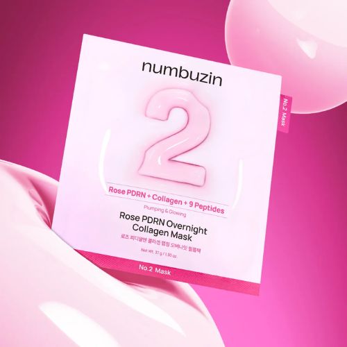 NUMBUZIN No.2 Rose PDRN Overnight Collagen Mask (4)