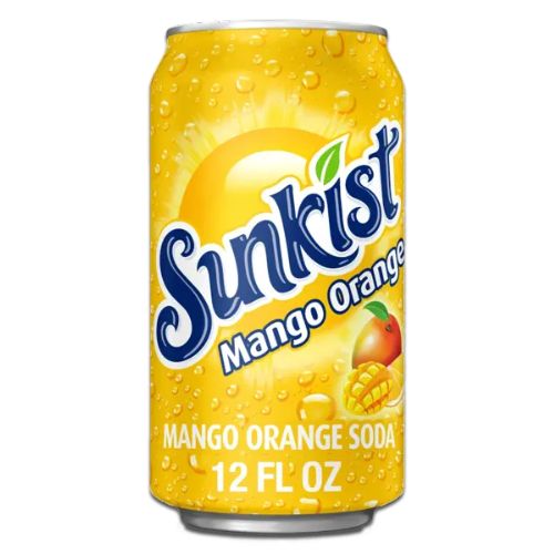 Soda Sunkist mangue-orange 355 ml
