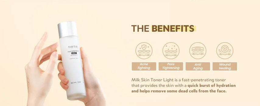 TIRTIR -- Lotion tonique légère au lait 20 ml