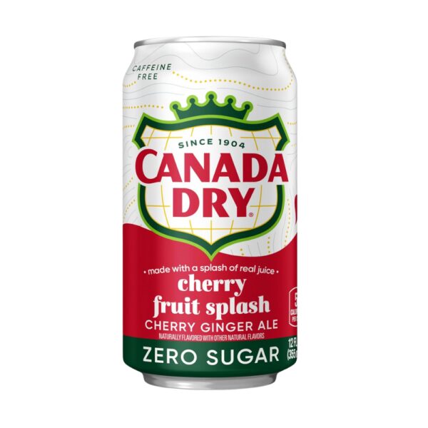 Canada Dry Zero Fruit Splash Cherry Gingerale 355ml
